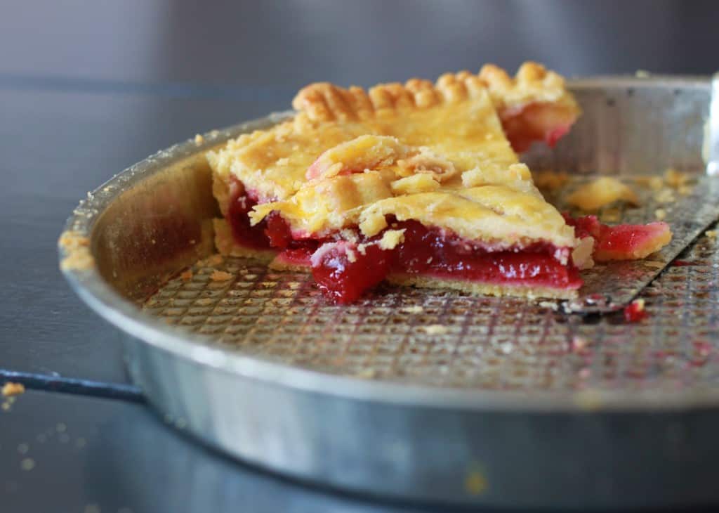 cherry pie - opskrift på amerikansk kirsebærtærte