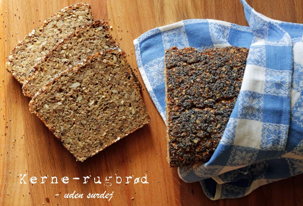 rugbrød Rugbrød med kerner - rugbrød uden surdej