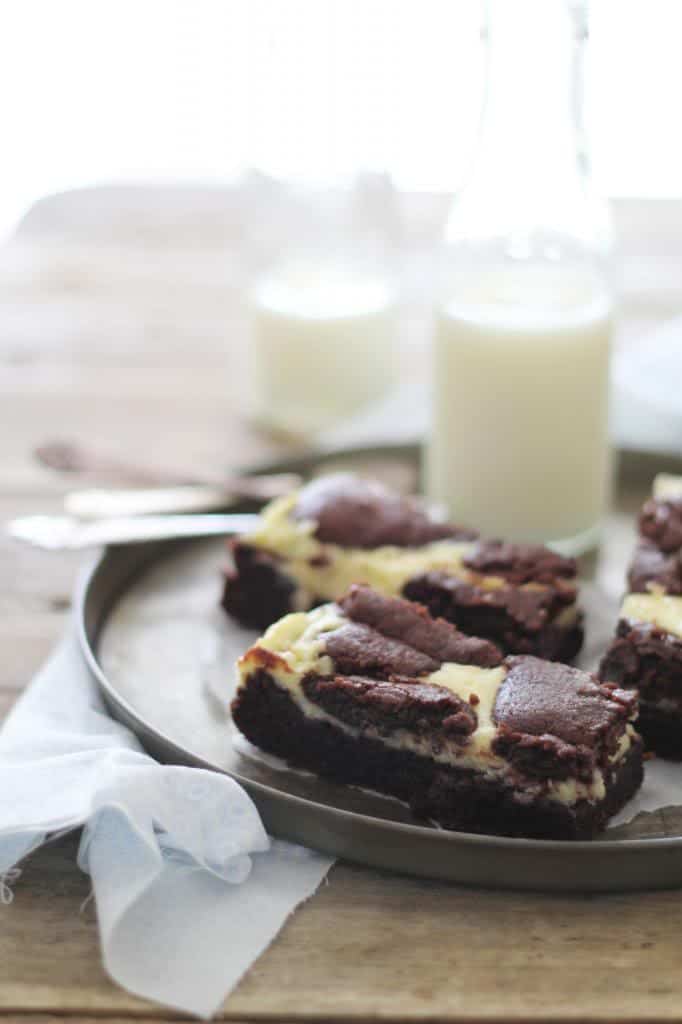 Brownie cheesecake