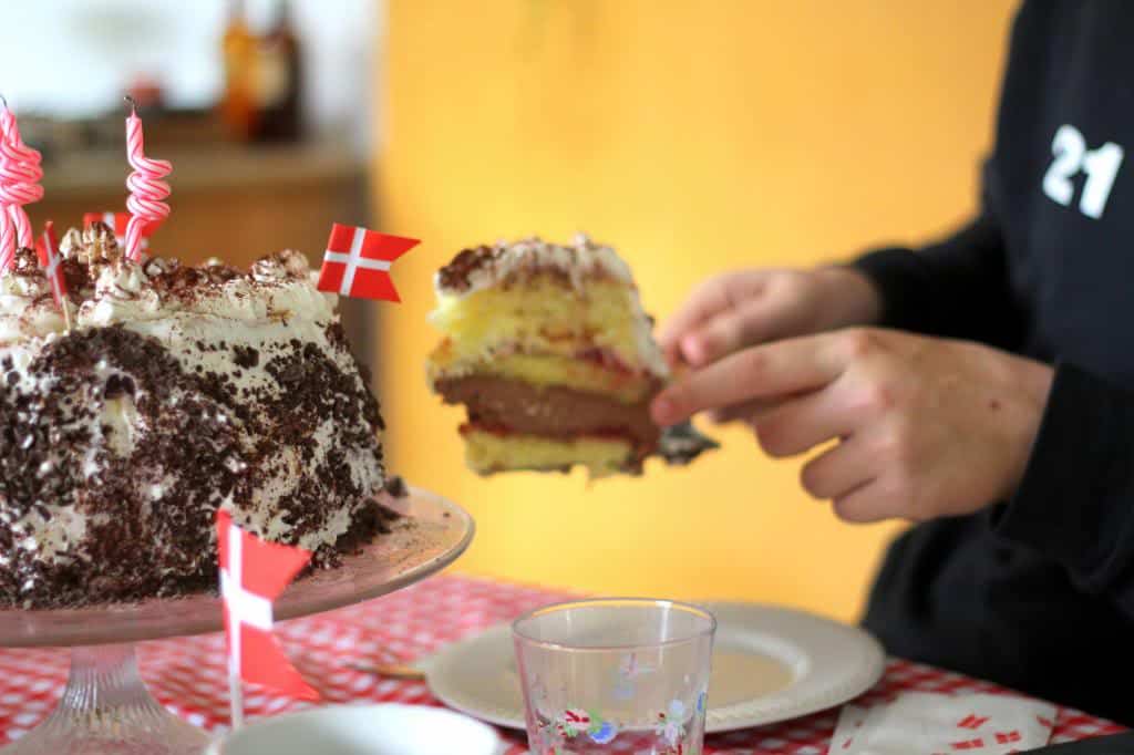 Lagkage til fødselsdag