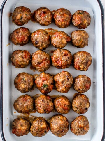 Chorizo Meatballs - krydrede kødboller - kødboller med chorizo