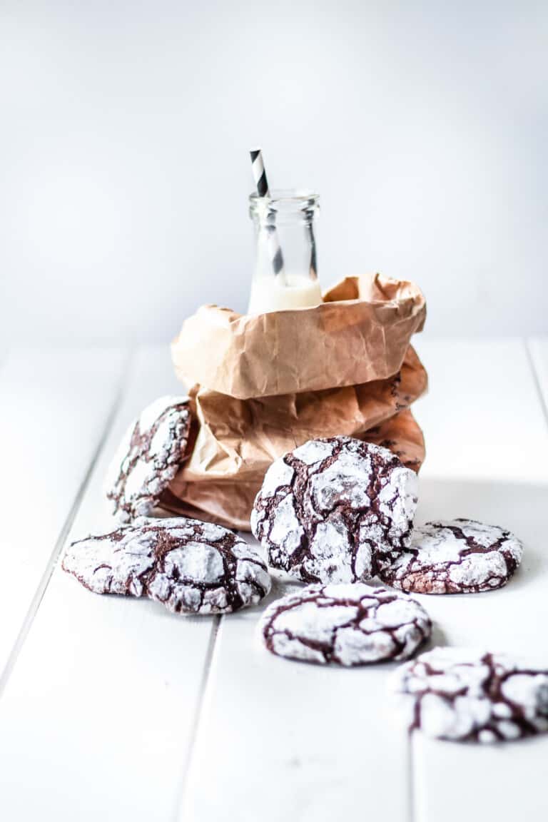 chocolate crinkle cookies - cookie opskrifter