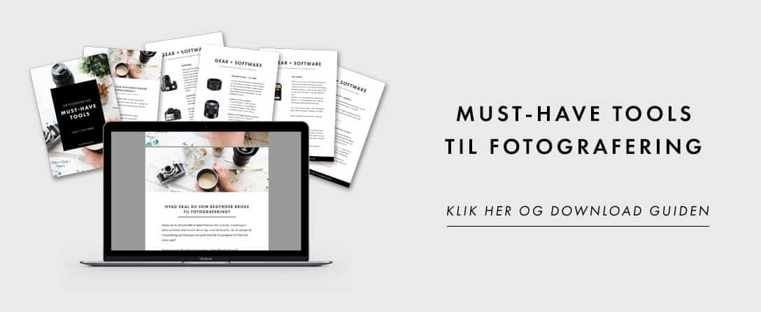 Udstyr til fotografering