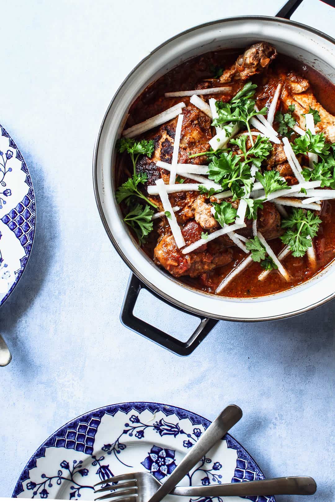 Kylling garam masala - kylling ret med kokosmælk - kylling i gryde
