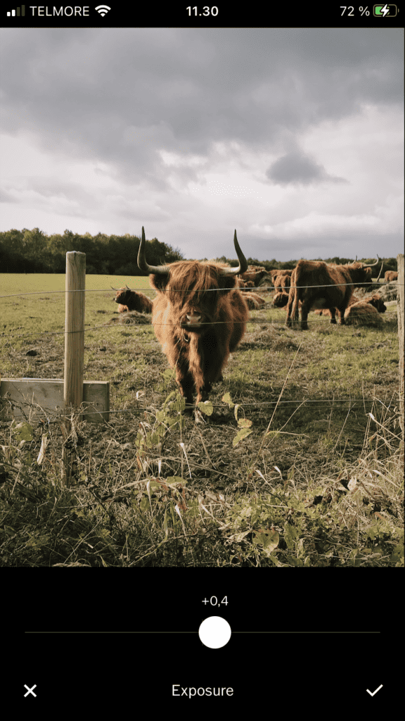 VSCO billedredigeringsapp