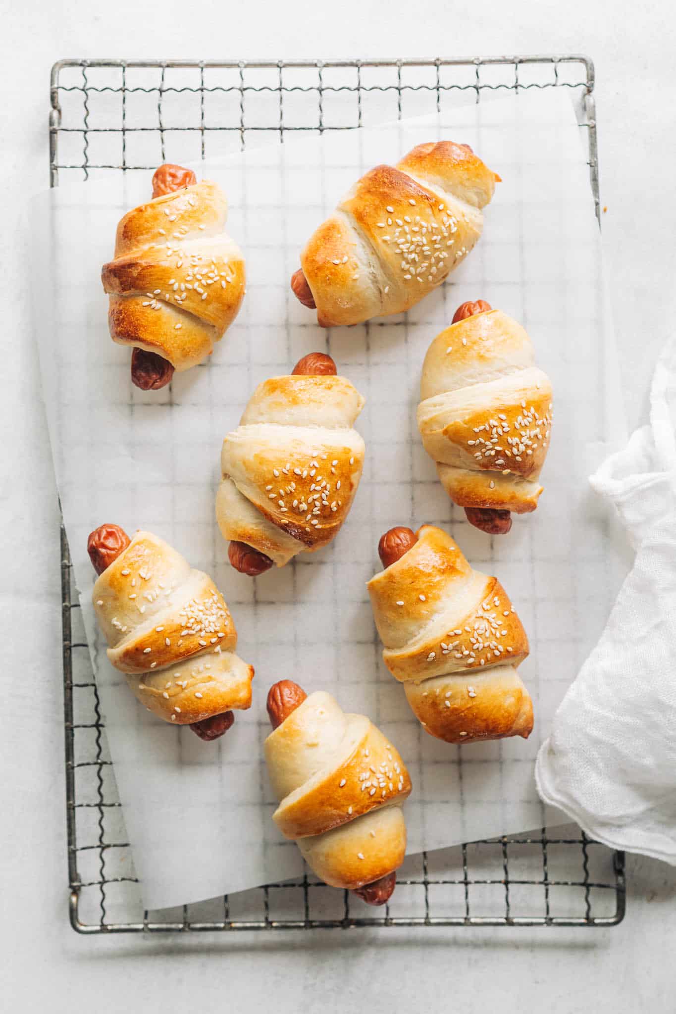 Pølsehorn - opskrift på de bedste pølsehorn