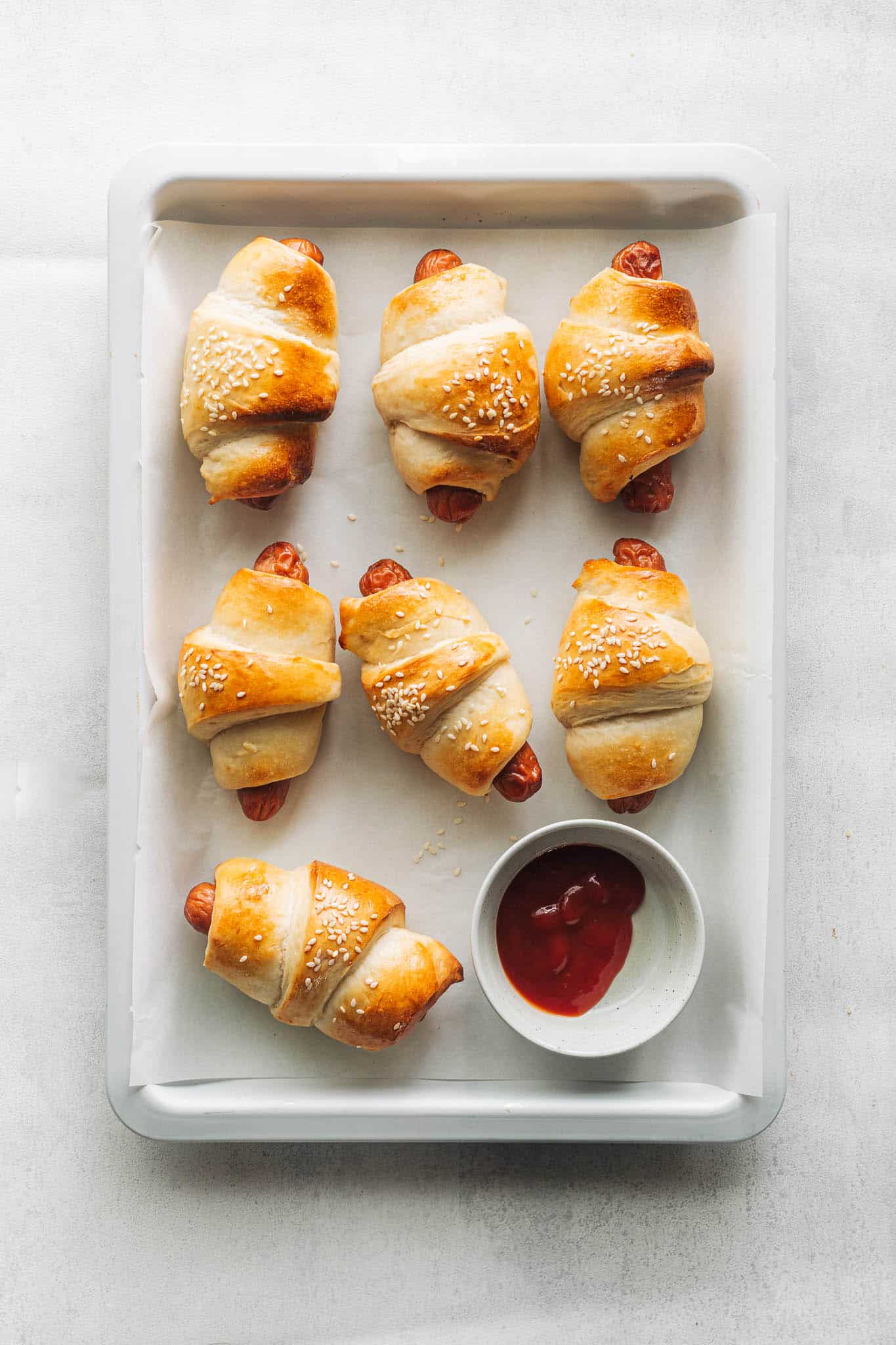 Pølsehorn - opskrift på de bedste pølsehorn