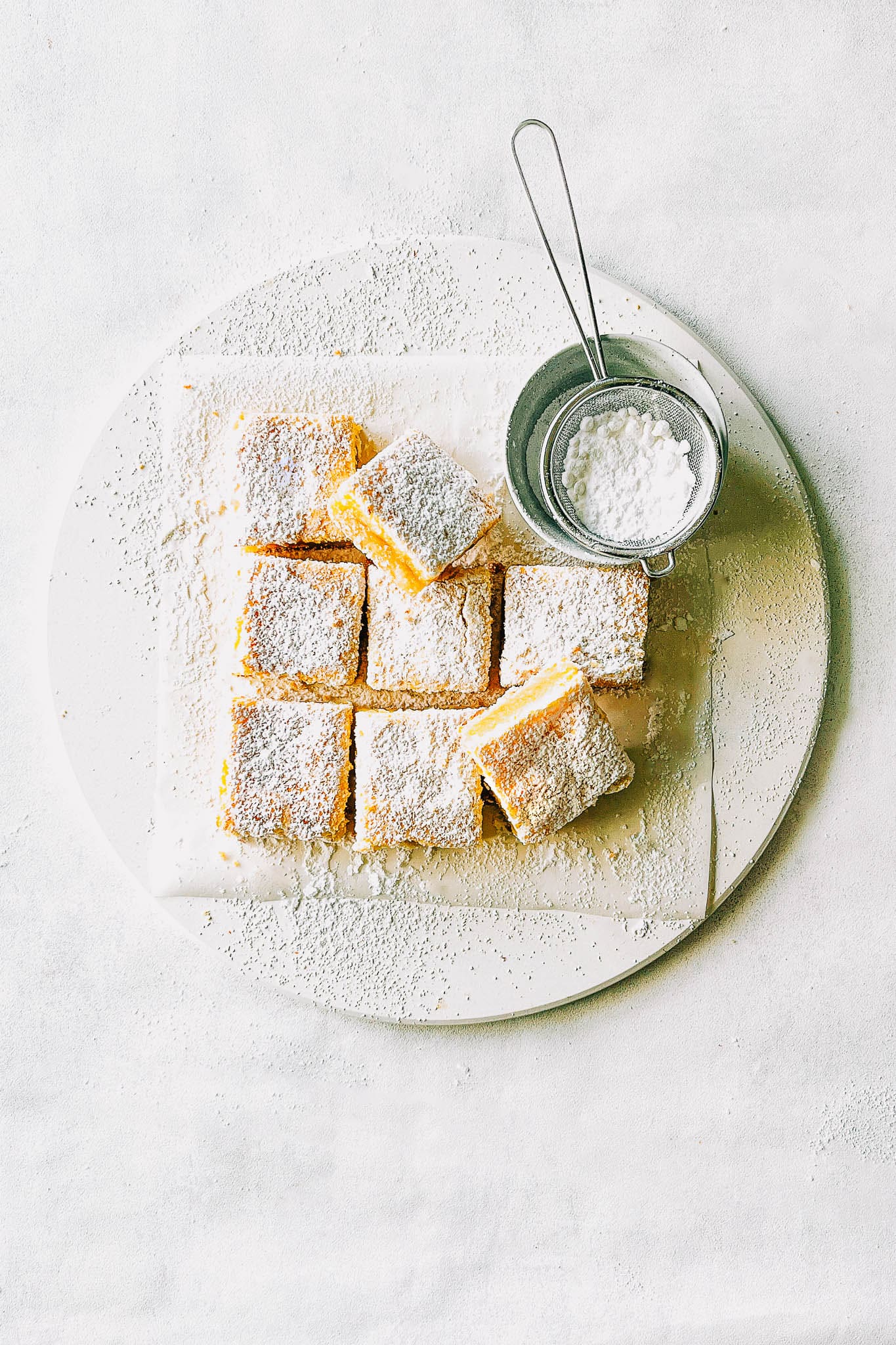 Lemon Bars Lemon bars - opskrift på citronsnitter