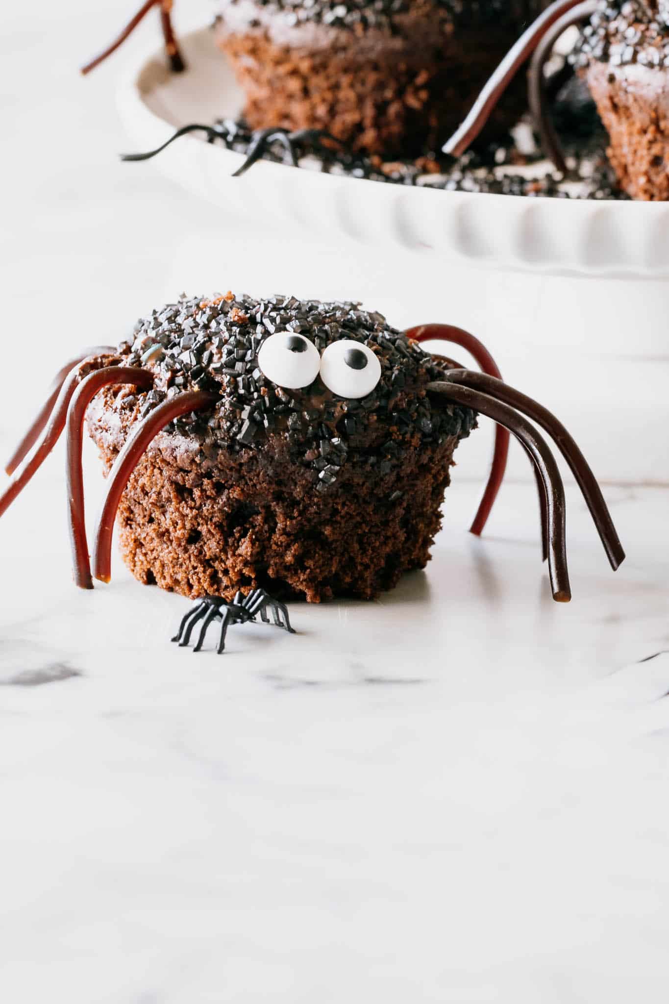 edderkop muffins - halloween mad og kager