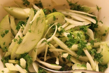 Grøn fennikelsalat