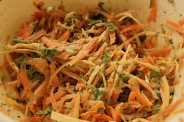 arabisk coleslaw