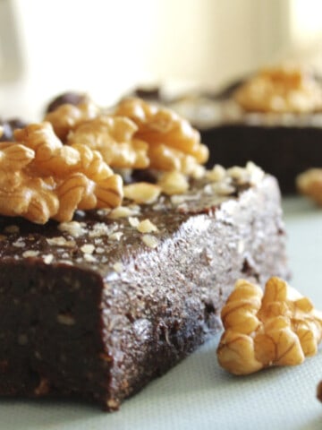 raw brownie - brownie med dadler