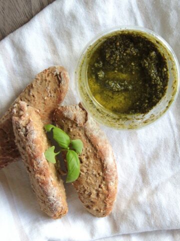 rugbrødstykker