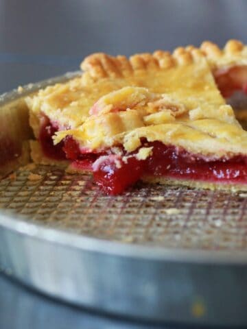 cherry pie - opskrift på amerikansk kirsebærtærte