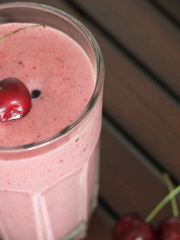 smoothie med kirsebær