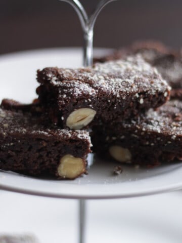 Nougat brownies