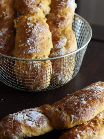 Orange flutes med et twist