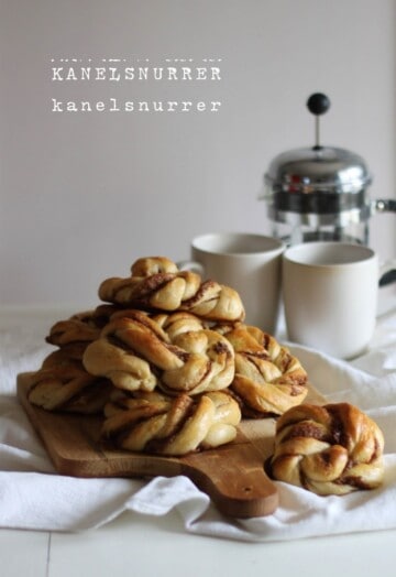 kanelsnurrer med marcipan - opskrift på lækre kanelsnurrer
