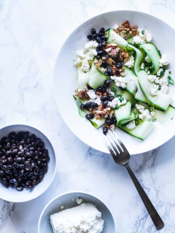 squashsalat med bønner og feta (2)