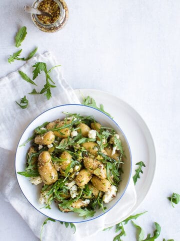 Grøn kartoffelsalat - opskrift på kartoffelsalat