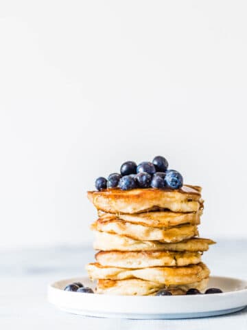 Amerikanske pandekager - tykke og luftige brunch pandekager