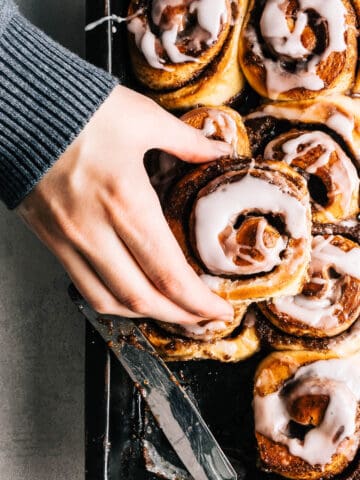 Kanelsnegle i fad opskrift på kanelsnegle