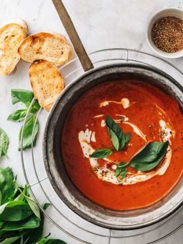 Tomatsuppe - opskrift på hjemmelavet tomatsuppe