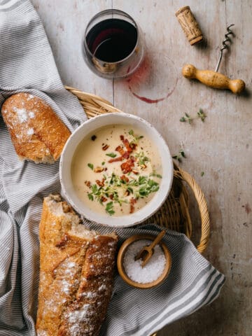 kartoffelsuppe - nem opskrift på suppe