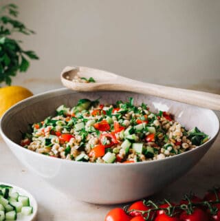 tabbouleh med persille - opskrift arabisk mad
