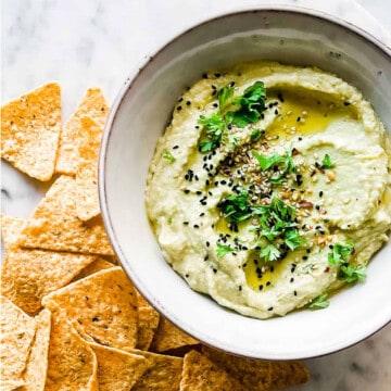 grøn hummus