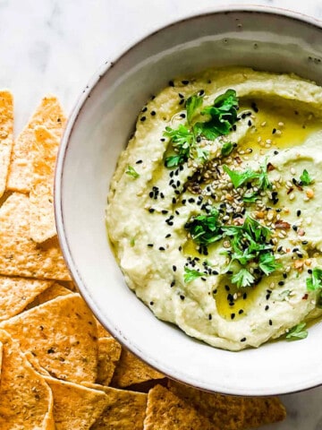 grøn hummus