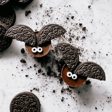 Chokolade flagermus med oreo - halloween slik og treats