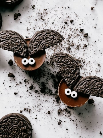 Chokolade flagermus med oreo - halloween slik og treats